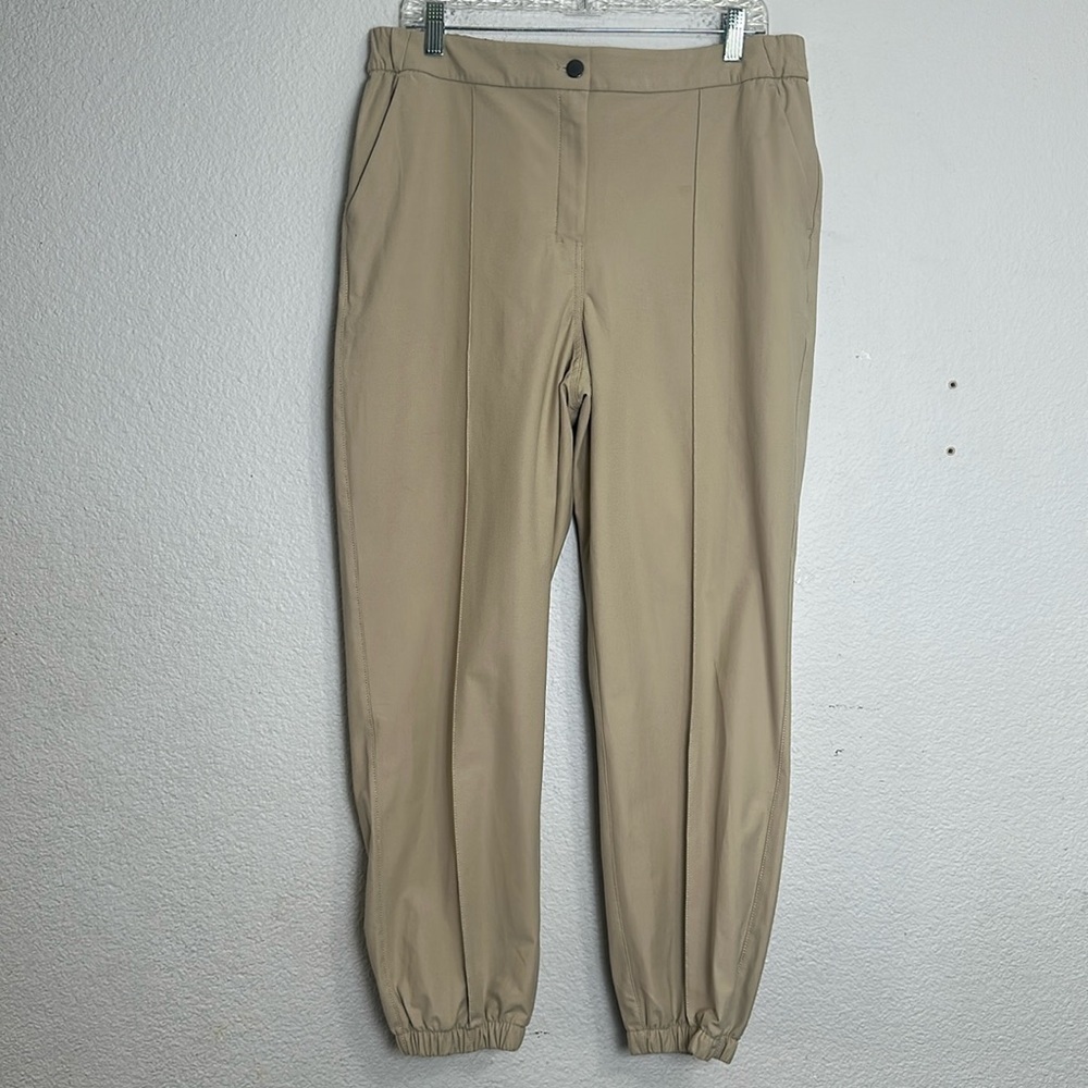 Lululemon Warpstreme High‎ Rise 7/8 Tan Jogger Trench Womens Size 32
